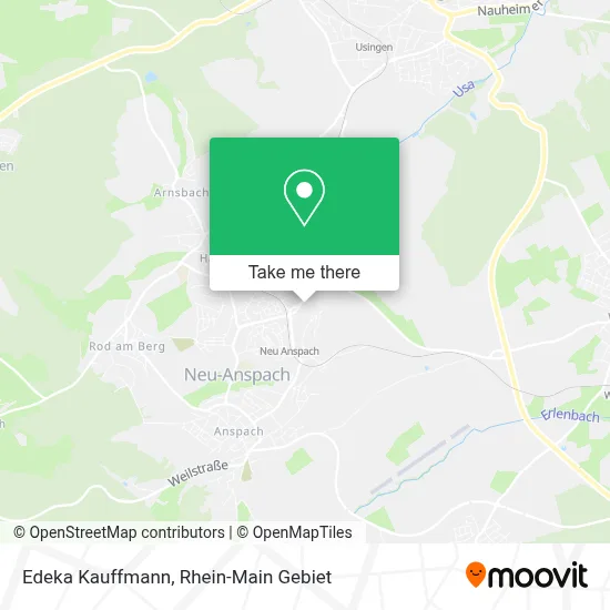 Edeka Kauffmann map