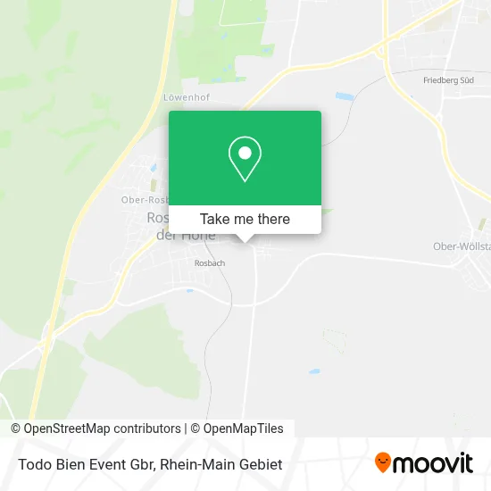 Todo Bien Event Gbr map