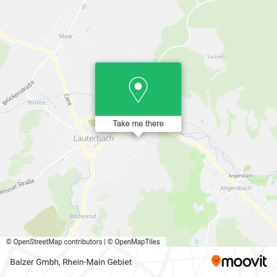 Balzer Gmbh map