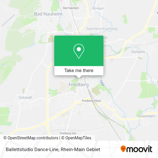 Ballettstudio Dance-Line map
