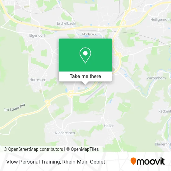 Vlow Personal Training map