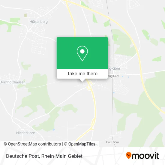 Deutsche Post map