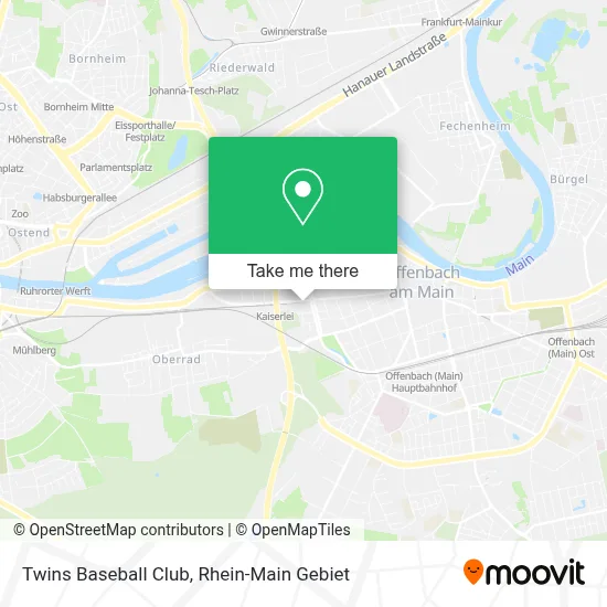 Twins Baseball Club map