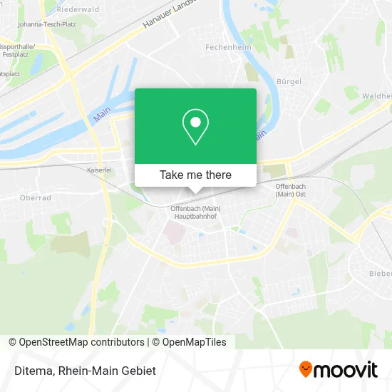 Ditema map