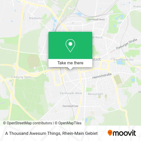 A Thousand Awesum Things map