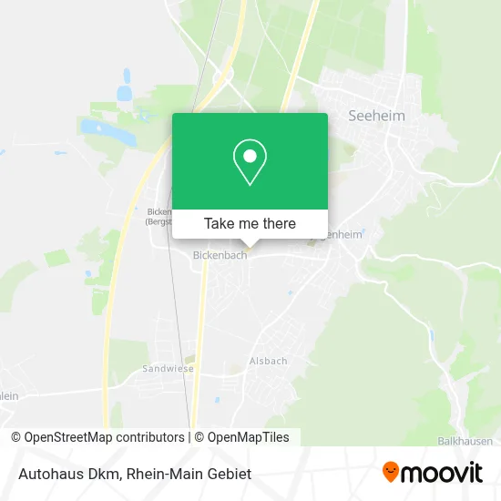 Autohaus Dkm map