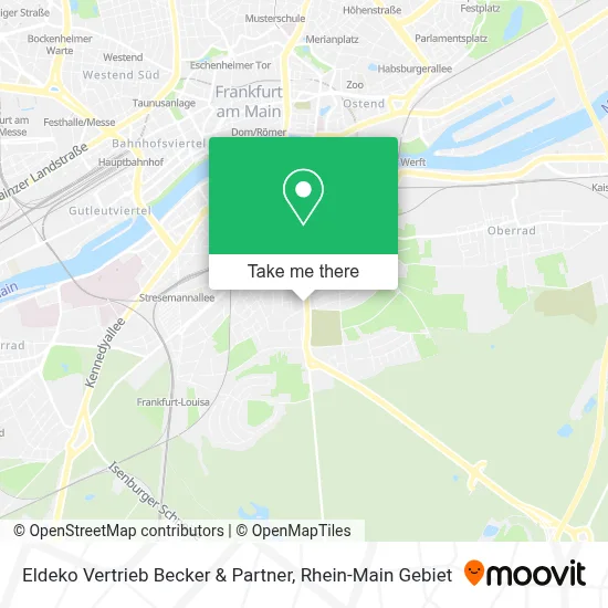Eldeko Vertrieb Becker & Partner map