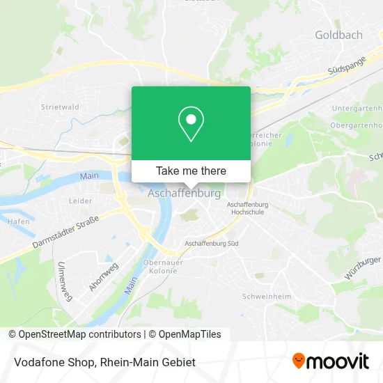 Vodafone Shop map