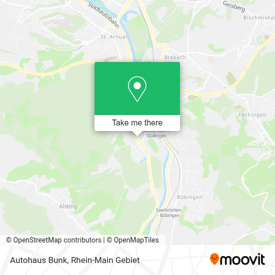 Autohaus Bunk map