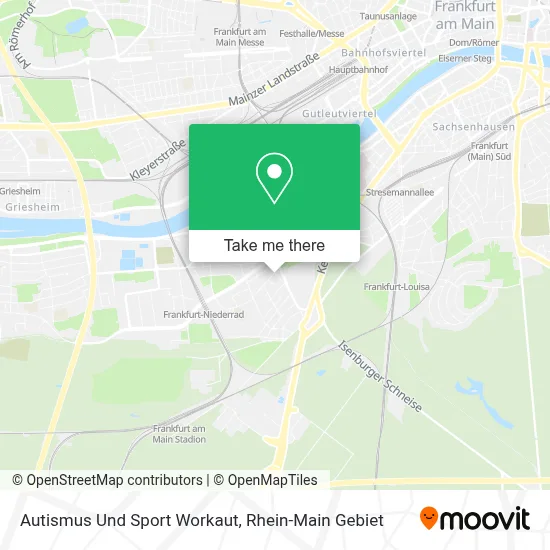 Autismus Und Sport Workaut map