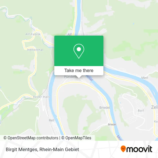 Birgit Mentges map