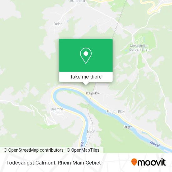 Todesangst Calmont map