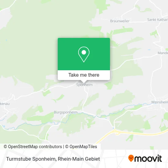 Turmstube Sponheim map