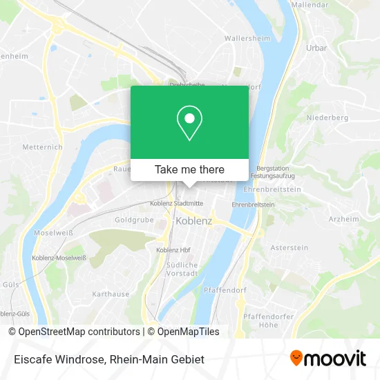 Eiscafe Windrose map