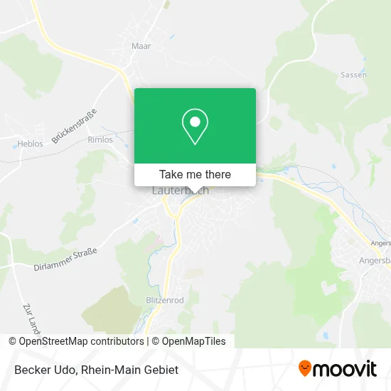 Becker Udo map