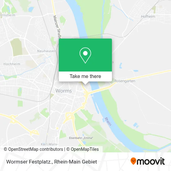 Wormser Festplatz. map
