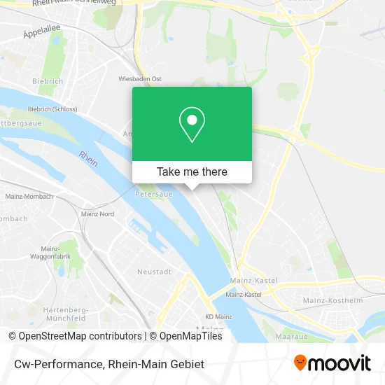 Cw-Performance map