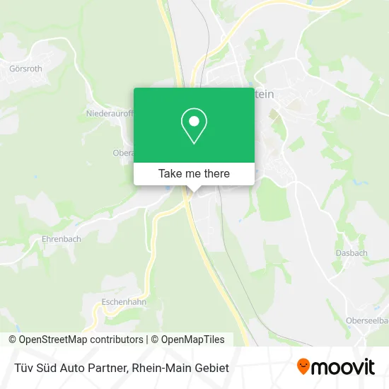 Tüv Süd Auto Partner map