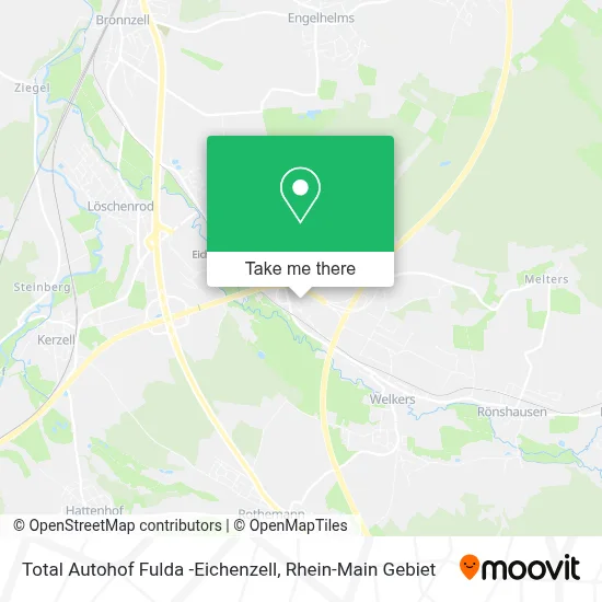 Total Autohof Fulda -Eichenzell map