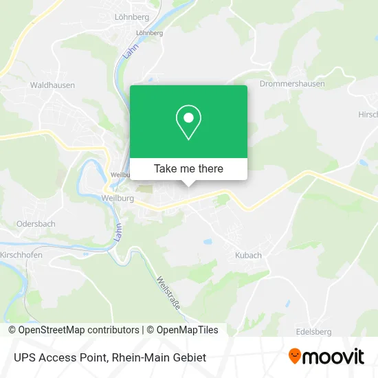 Ups Access Point map