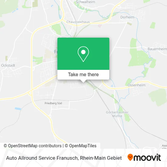 Auto Allround Service Franusch map