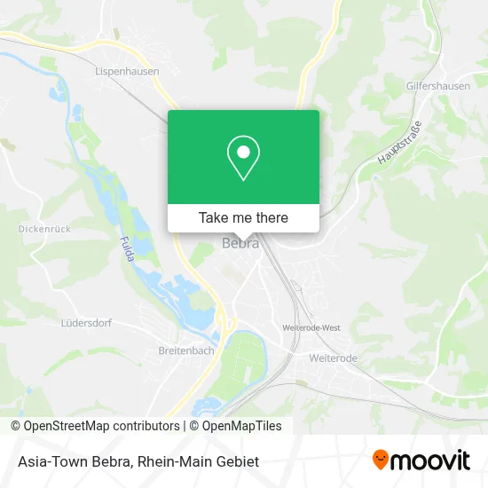 Asia-Town Bebra map