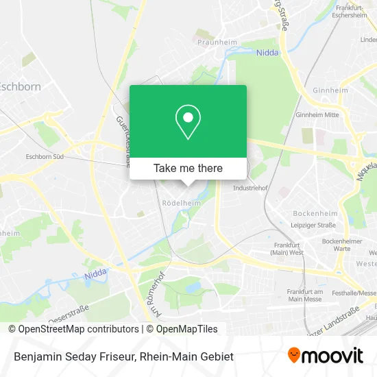 Benjamin Seday Friseur map