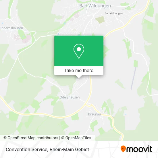 Convention Service map