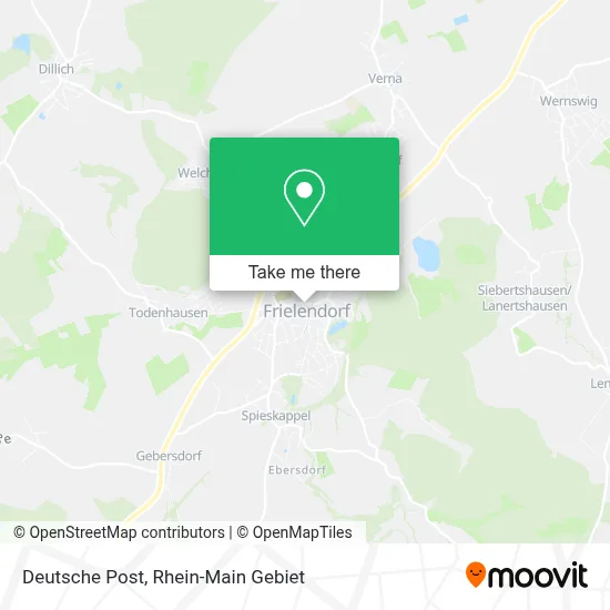 Deutsche Post map