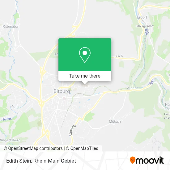Edith Stein map