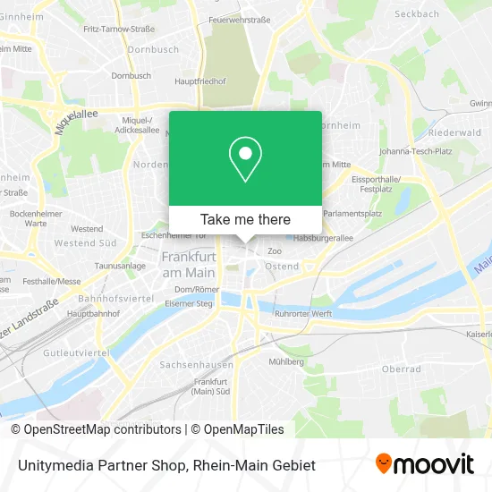Unitymedia Partner Shop map