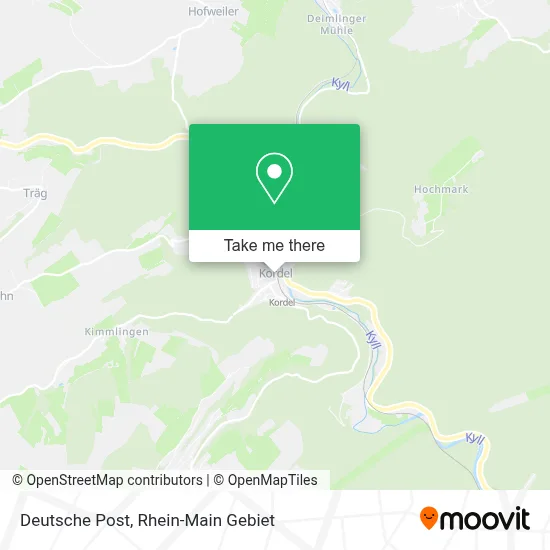 Deutsche Post map