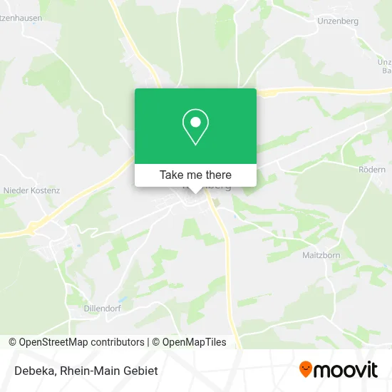 Debeka map