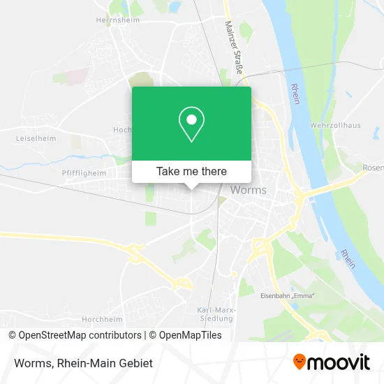 Worms map
