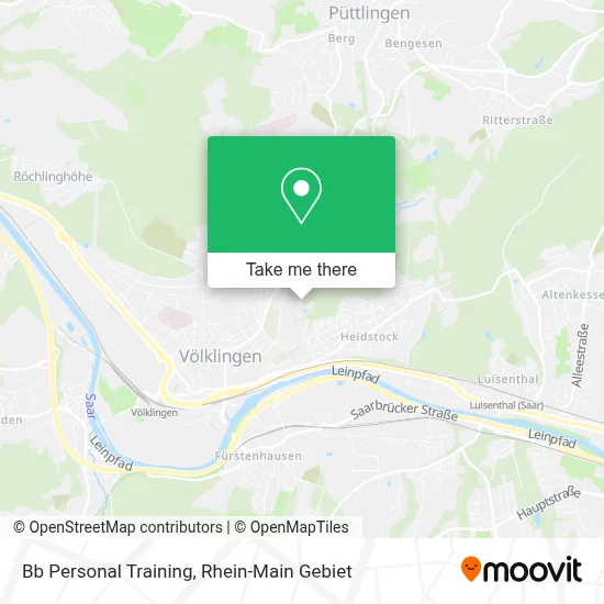 Bb Personal Training map