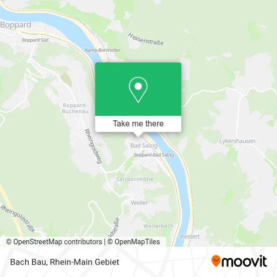 Bach Bau map