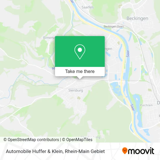 Automobile Huffer & Klein map