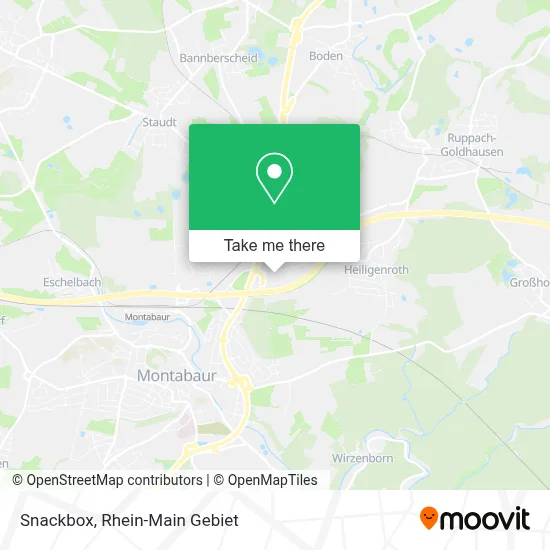 Snackbox map