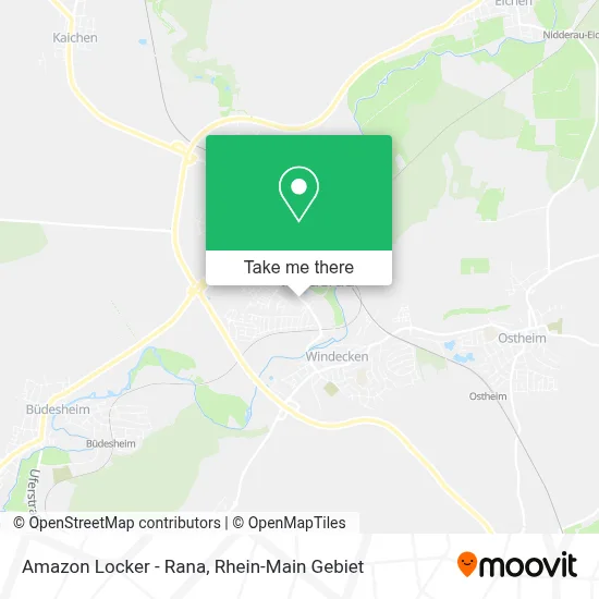 Amazon Locker - Rana map