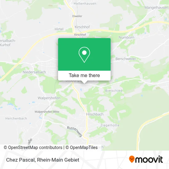 Chez Pascal map