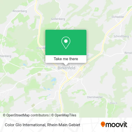 Color Glo International map
