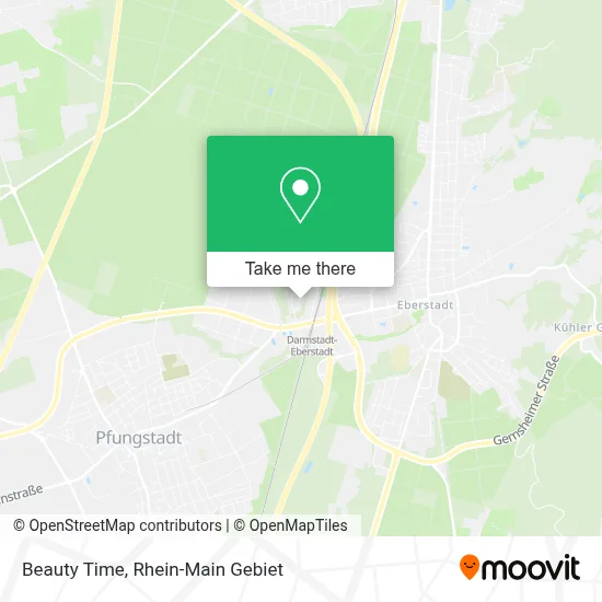 Beauty Time map