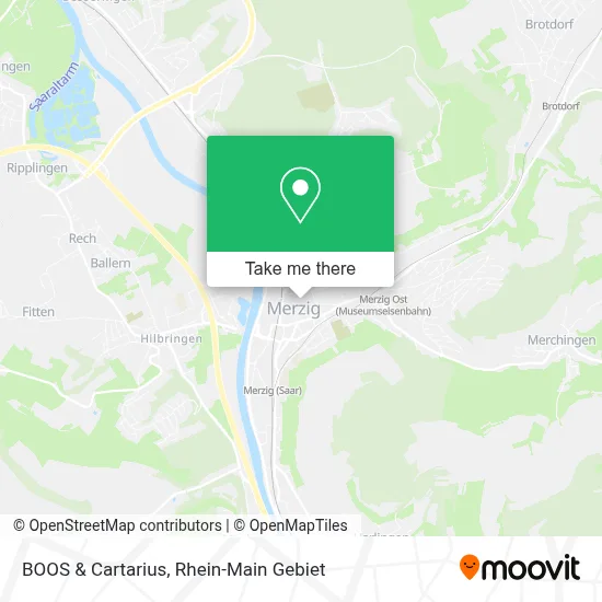 BOOS & Cartarius map