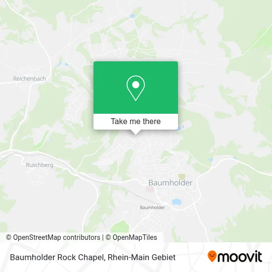Baumholder Rock Chapel map