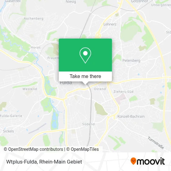 Wtplus-Fulda map