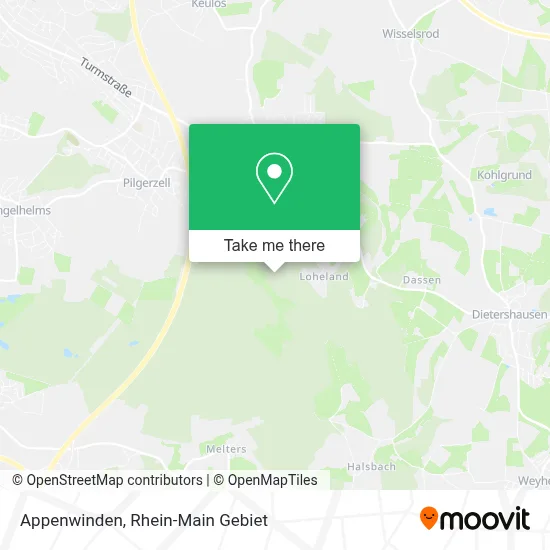 Appenwinden map