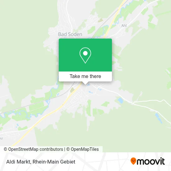 Aldi Markt map