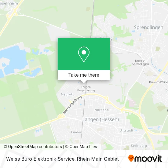 Weiss Buro-Elektronik-Service map