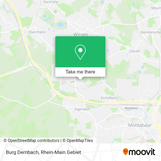 Burg Dernbach map