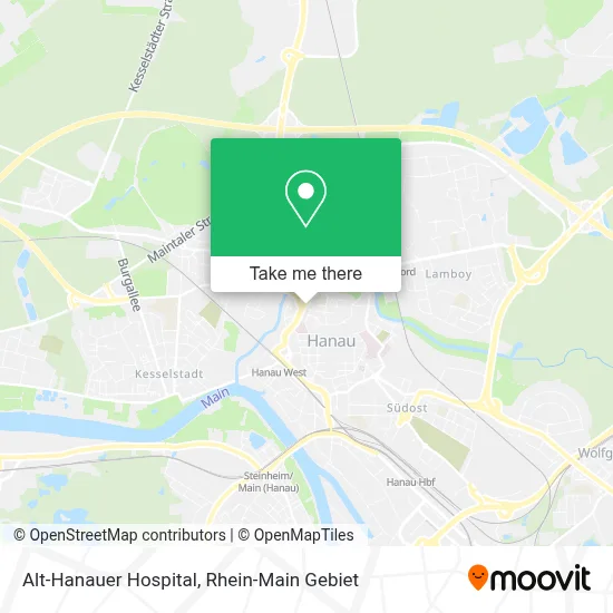 Alt-Hanauer Hospital map